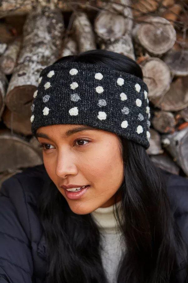 Kew Headband Charcoal