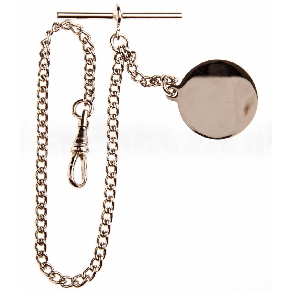 The Windsor - Chrome Mechanical Double Half Hunter Pocket Watch