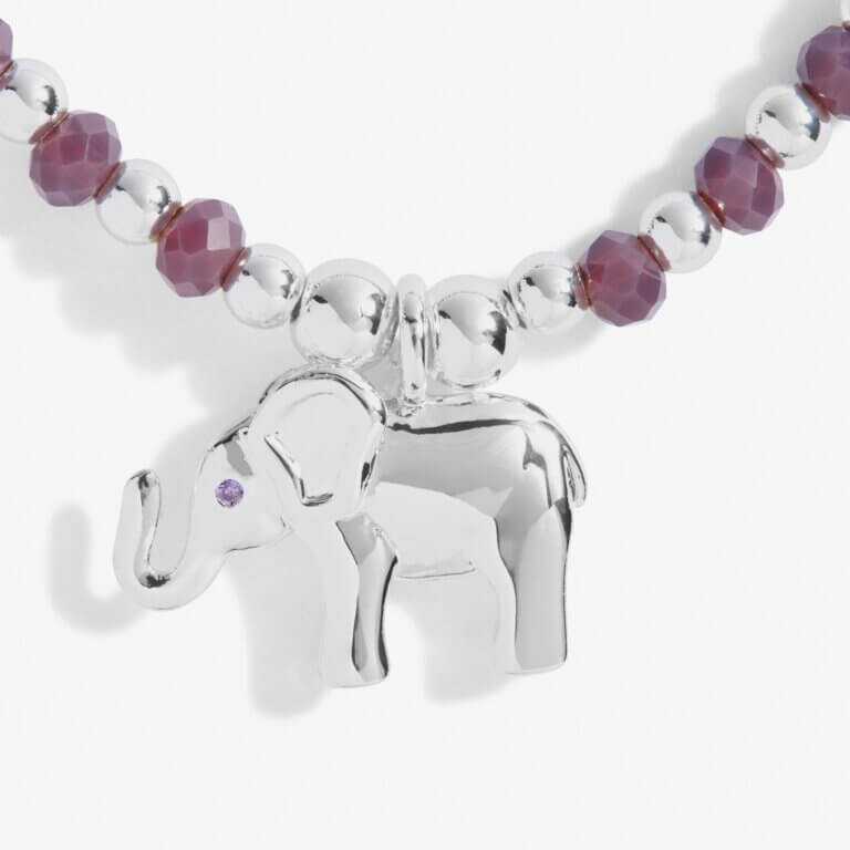 Colour Pop A Little | Lucky Elephant | Silver | Bracelet | 17.5cm Stretch
