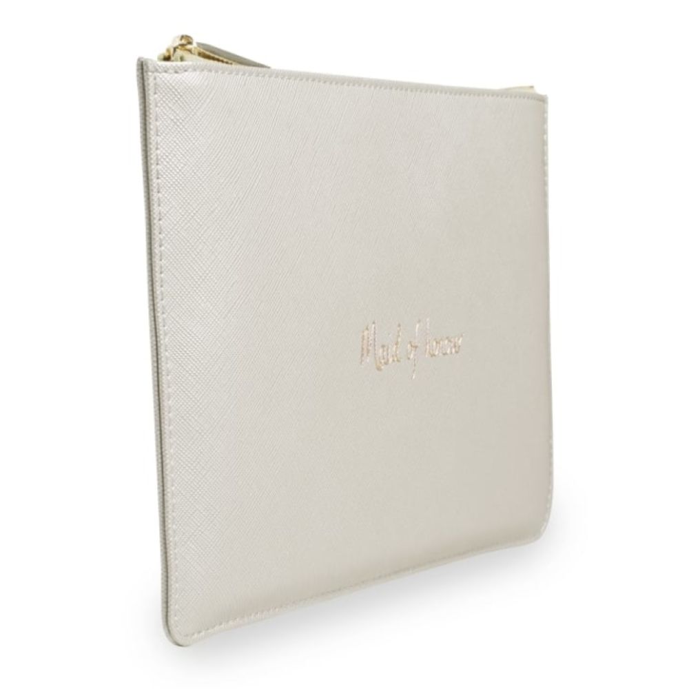 PERFECT POUCH - MAID OF HONOUR - pearly white - 16x24cm
