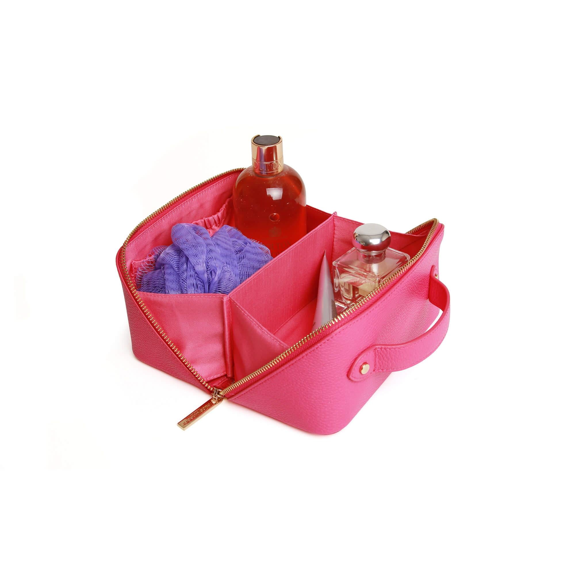 Mini Train Case In Hot Pink