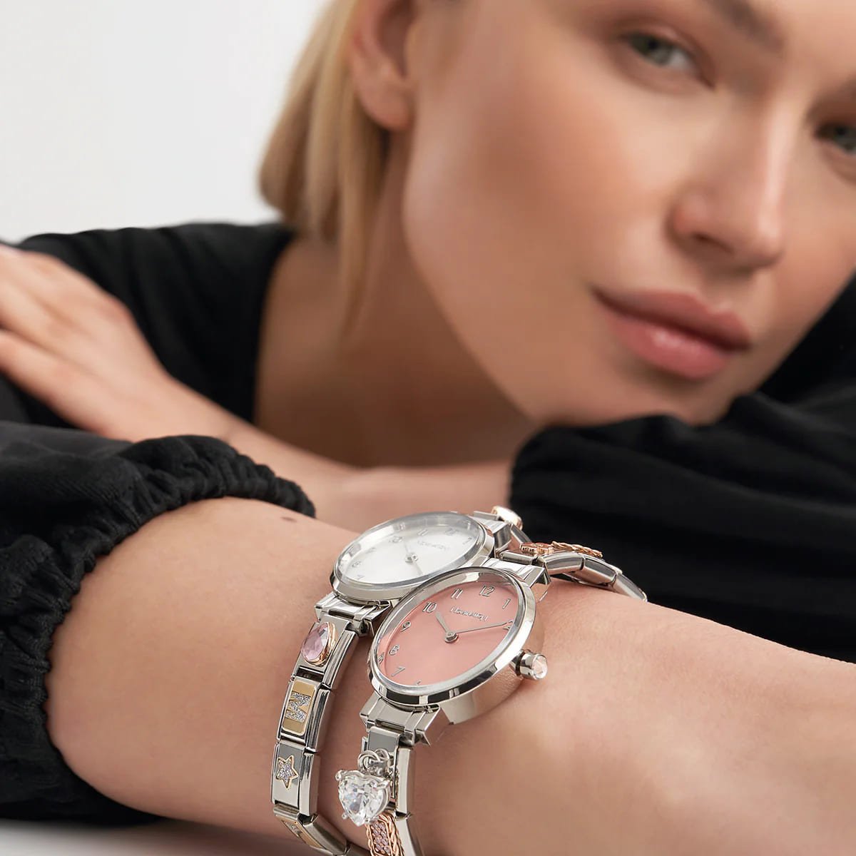 Classic Paris SS Oval MOP Dial Watch