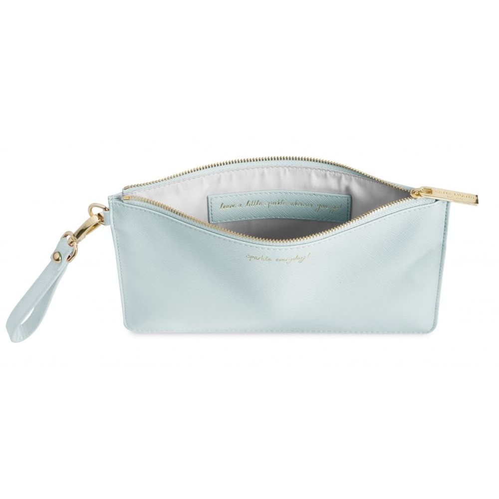 Sparkle Everyday / Leave A Little Sparkle Wherever You Go! - Secret Message Pouch - Grey