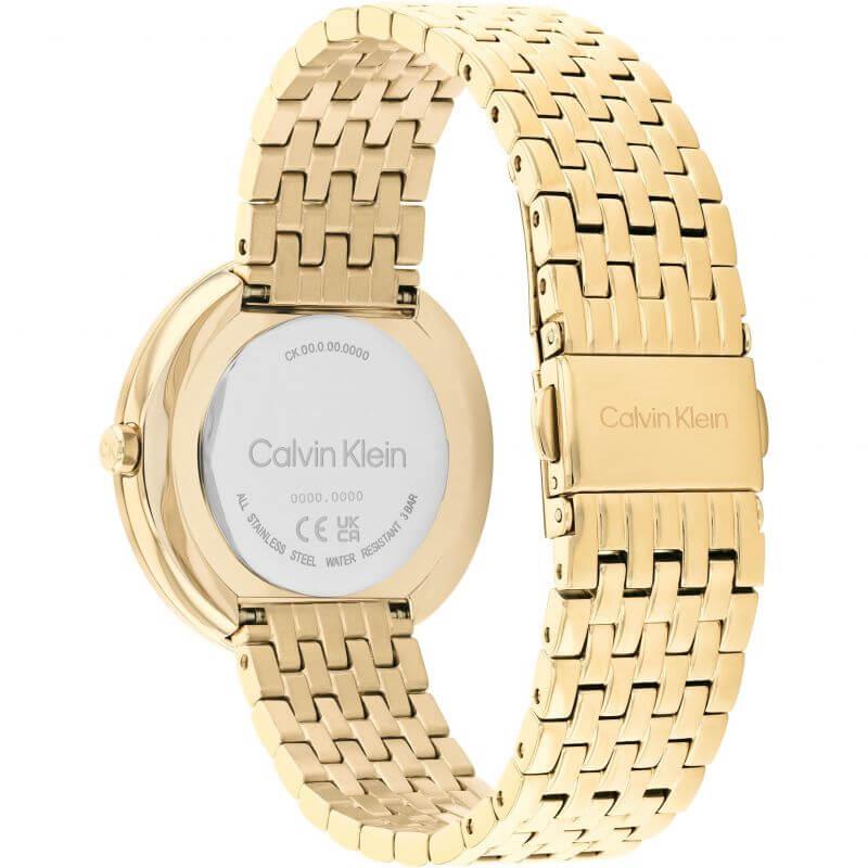 MOP Dial With Gold Plated Bracelet Strap Watch
