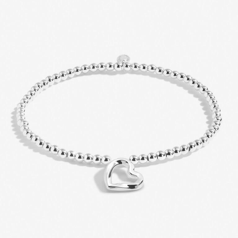 A Little 'From The Heart' Silver Plated Bracelet