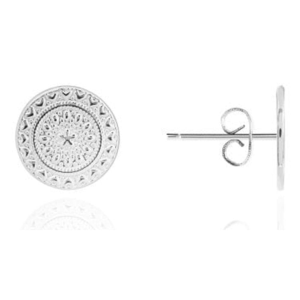 Zaria | Silver Coin Studs