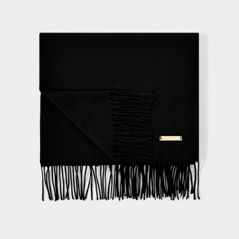 Blanket Scarf | Black | 190cm X 75cm X 0.5cm