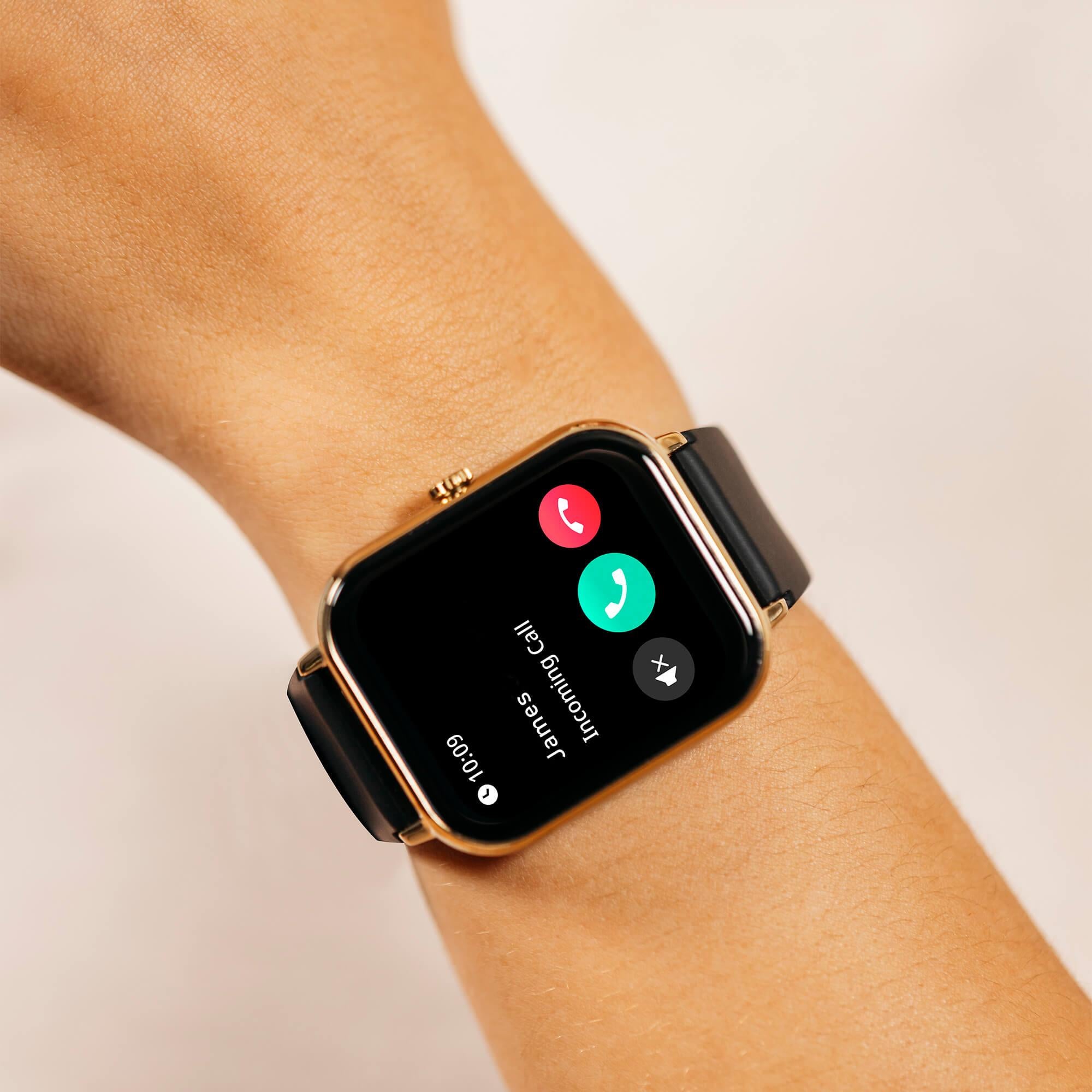 Series 23 Black Strap Smart Watch & True Wireless Sound Earbud Set