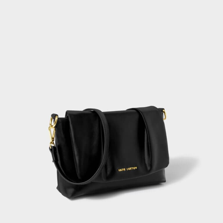 Mischa Slouch Bag | Black | 20cm X 22cm X 9cm