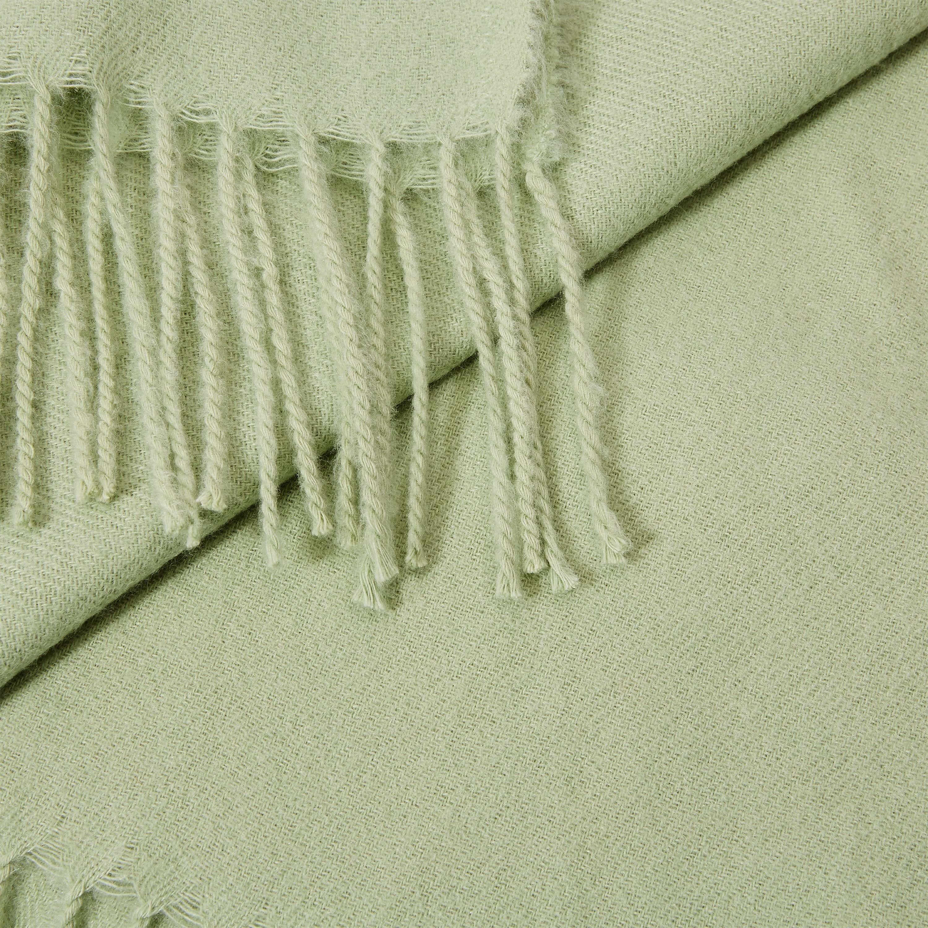 Sustainable Style Blanket Scarf | Sage Green
