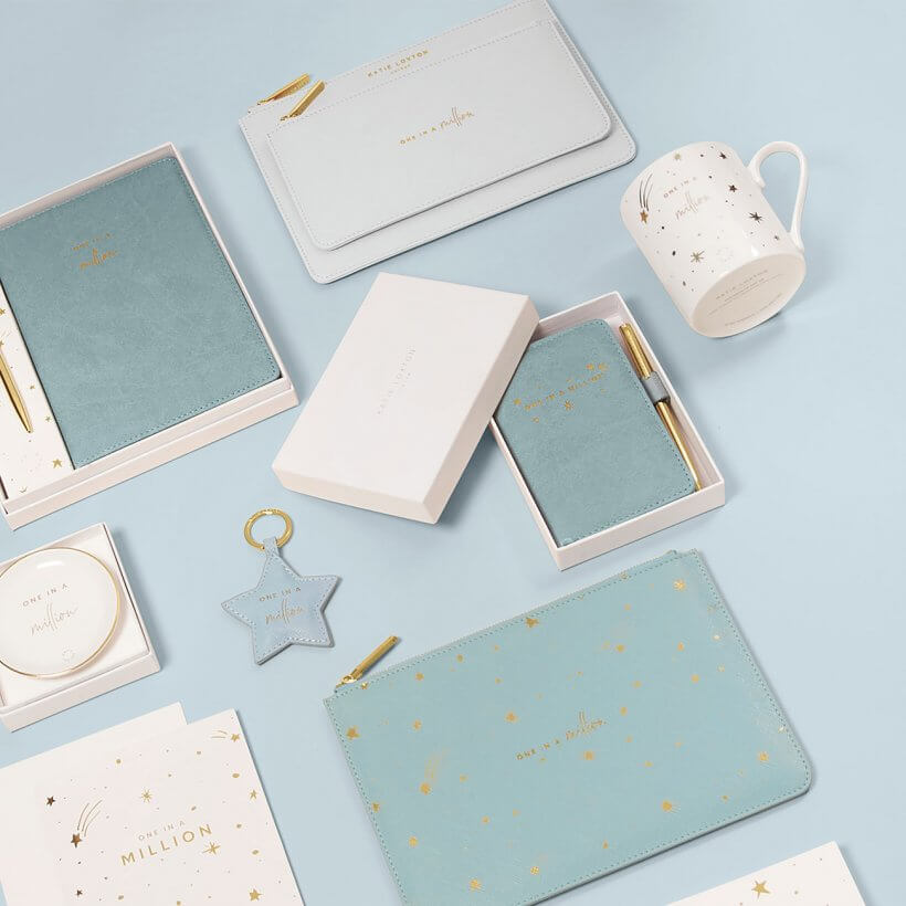 Boxed Porcelain Mug | One In A Million | White And Gold