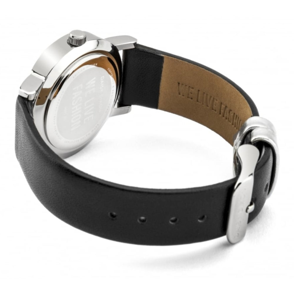 Astra Watch Black Sunray Dial With Black Strap Ladies Watch