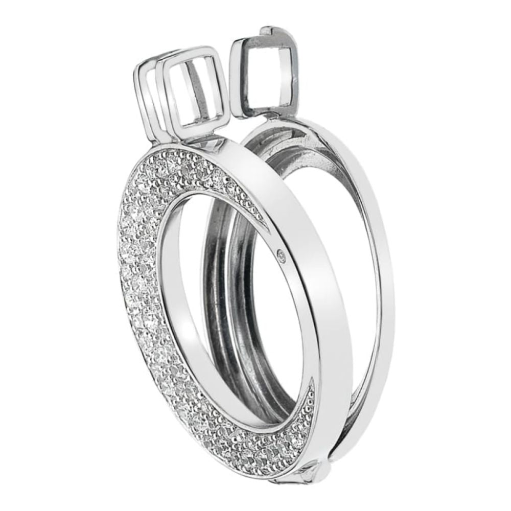 Mezzaluna Sterling Silver Keeper - 25mm