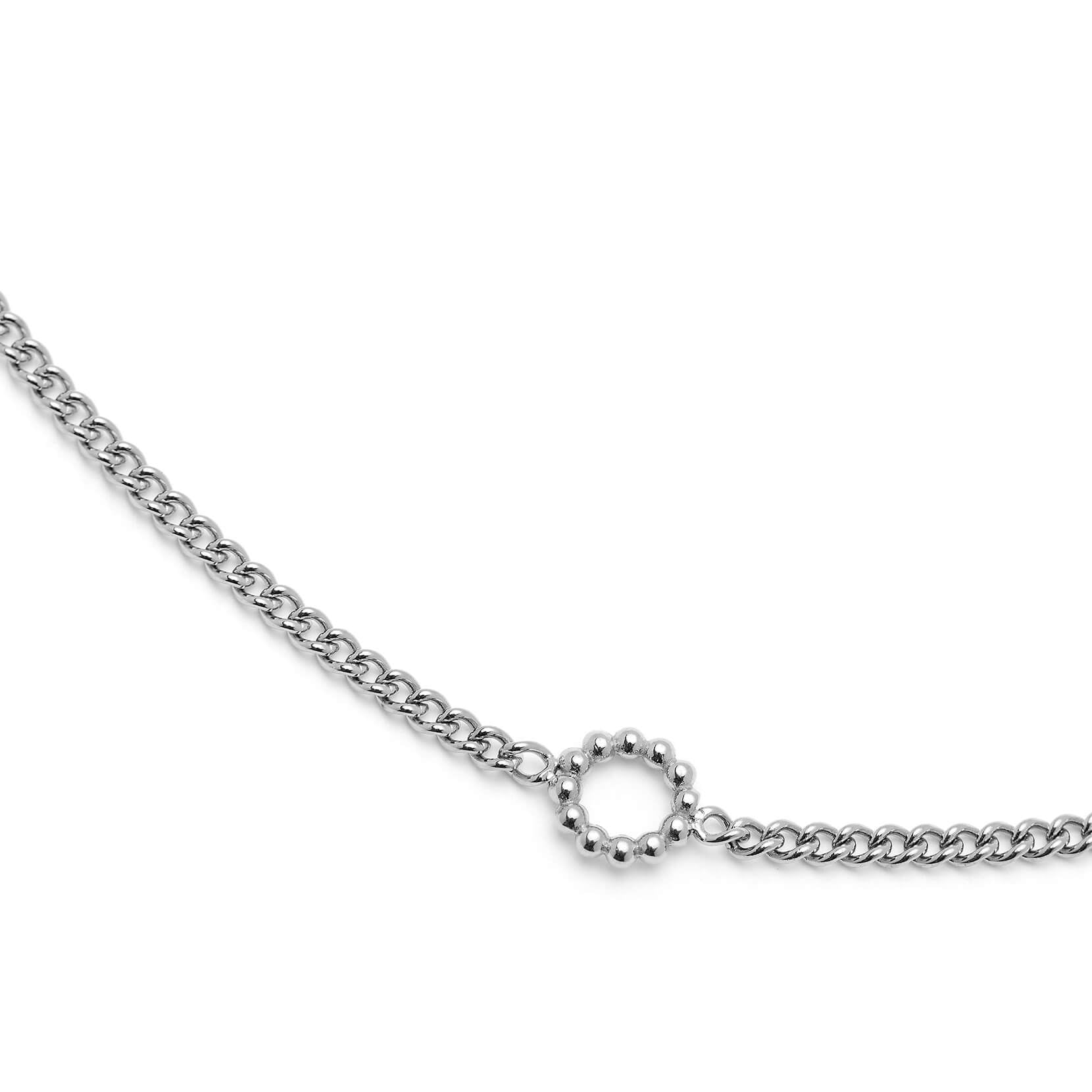 Classic Illusion Silver Stacking Necklace Set