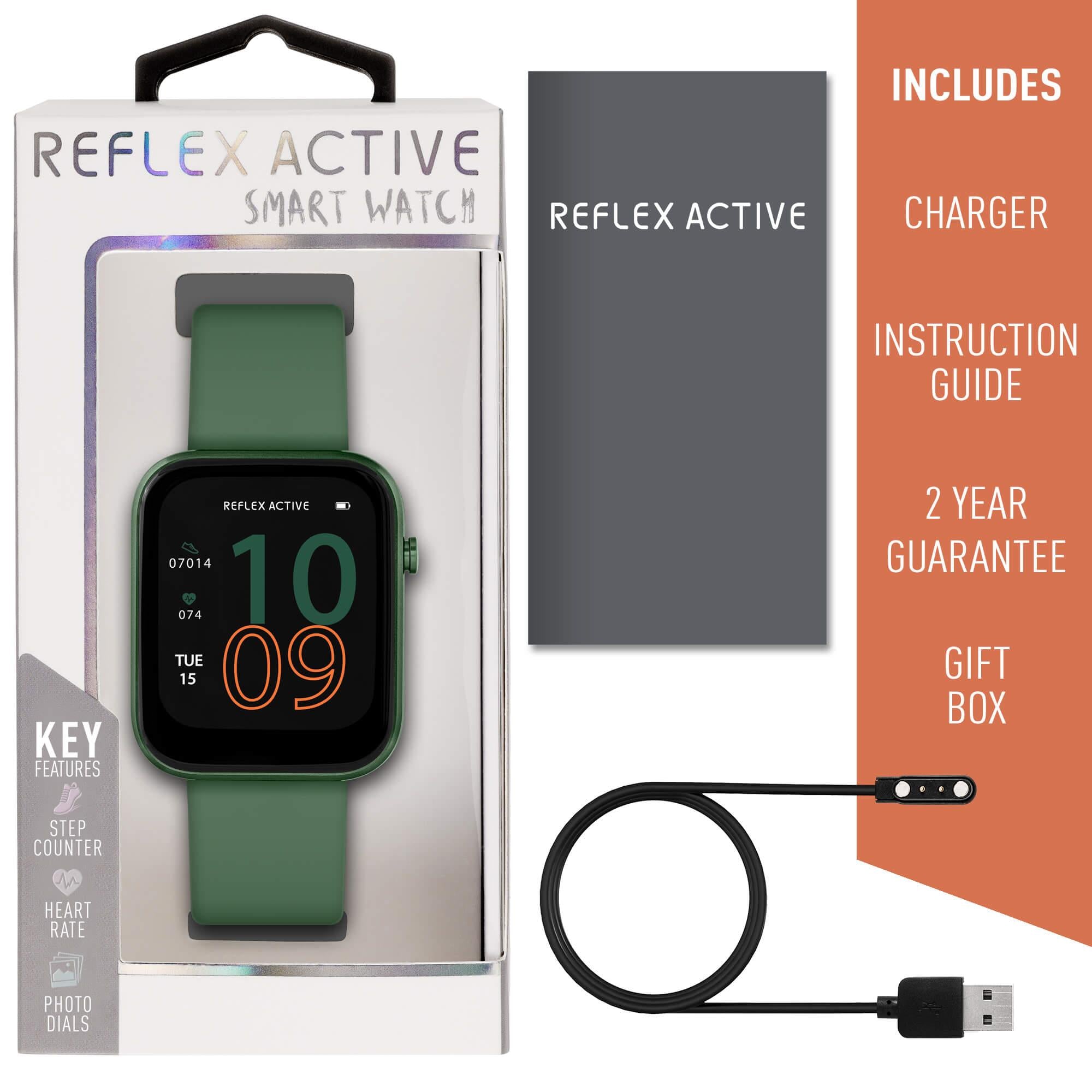 Series 12 Dark Green Strap Smart Watch