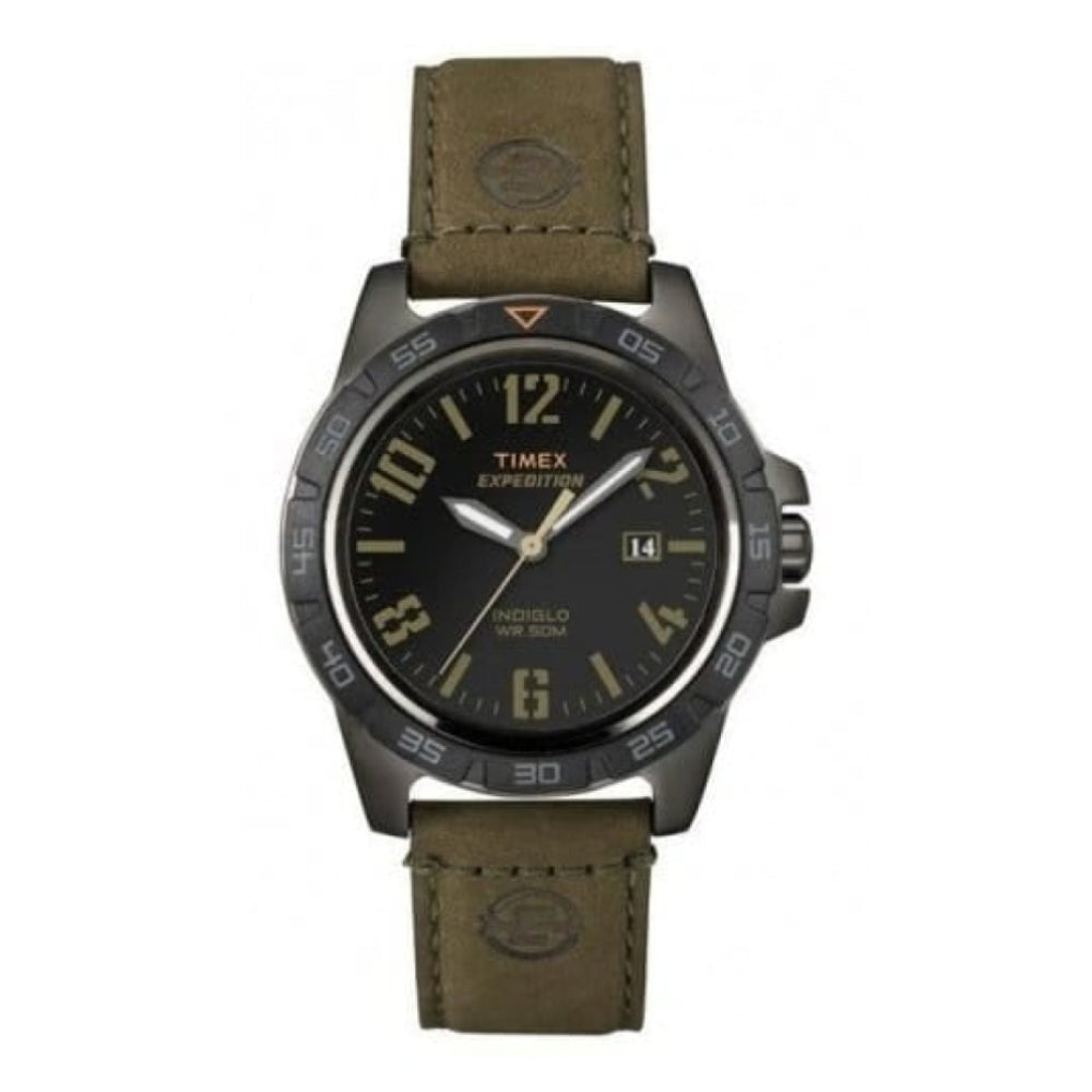 Gents Brown Leather & Quick Date Feature Watch