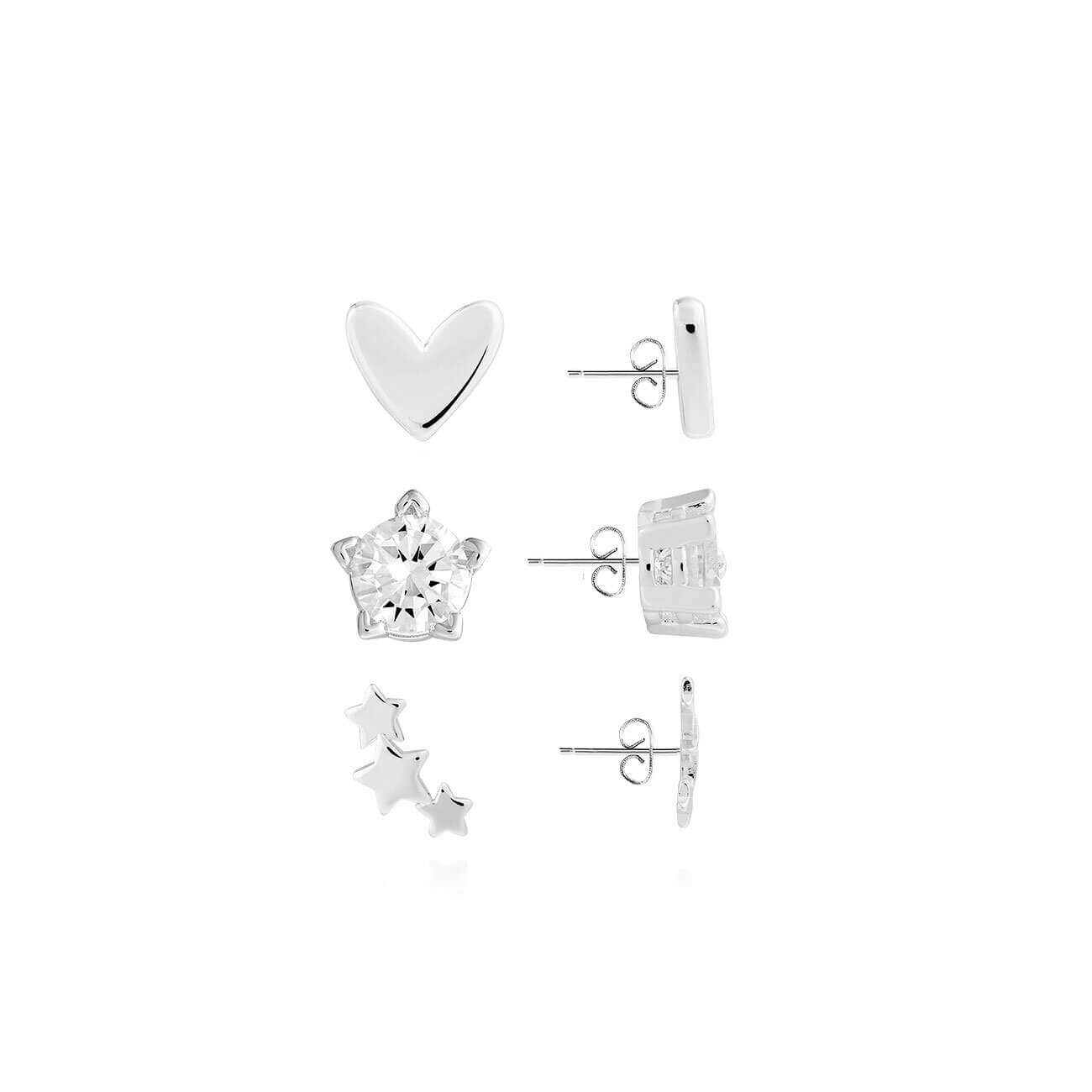 Occasion Earring Box | Fabulous Friend | Silver | Set Of 3 Earrings
