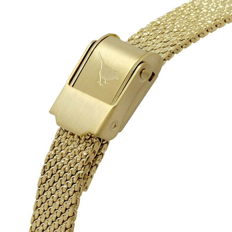 Classics Green & Gold Mesh Watch