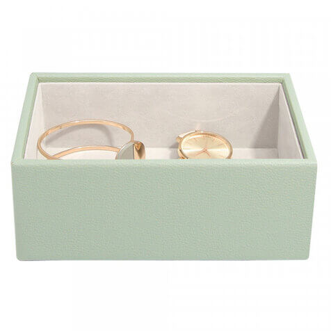 Sage Green Mini Jewellery Box Set of 2