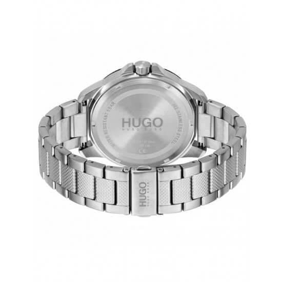 SPORT Black Dial & Stainless Steel Bracelet Gents Watch
