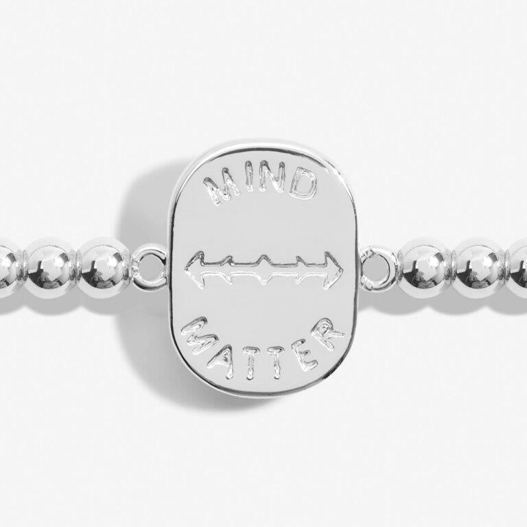 A Little 'Mind Over Matter' Silver Plated Bracelet