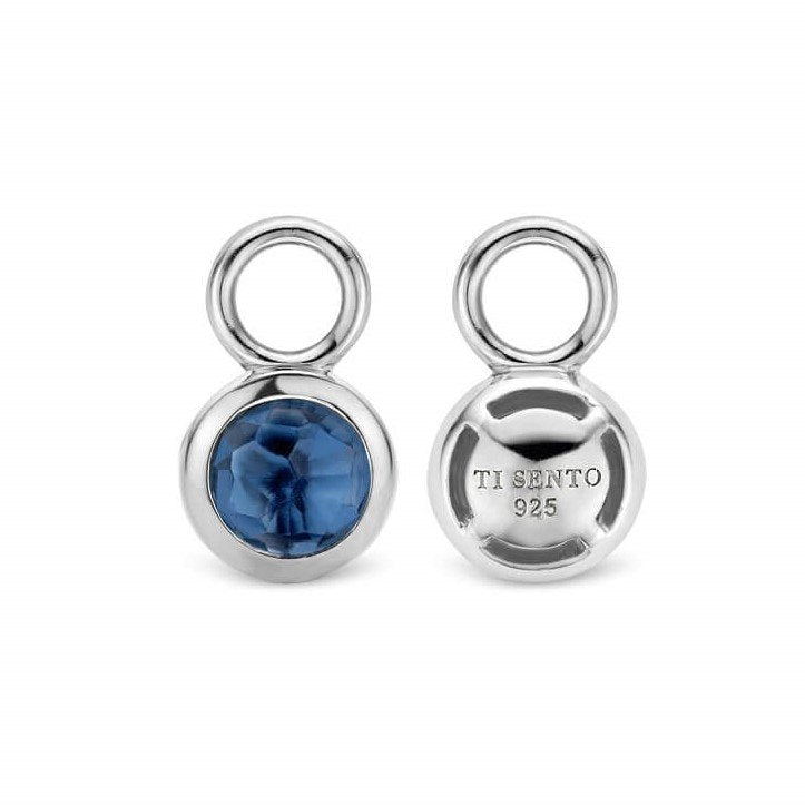 Blue Silver Ear Charm