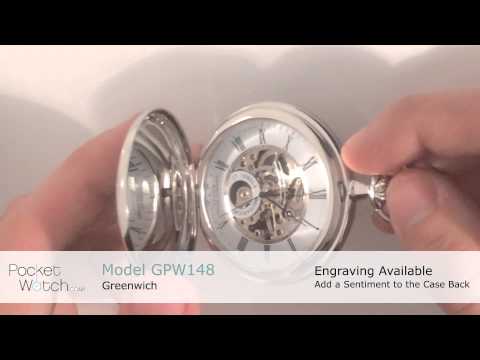 The St James - Chrome Mechanical Double Hunter Pocket Watch