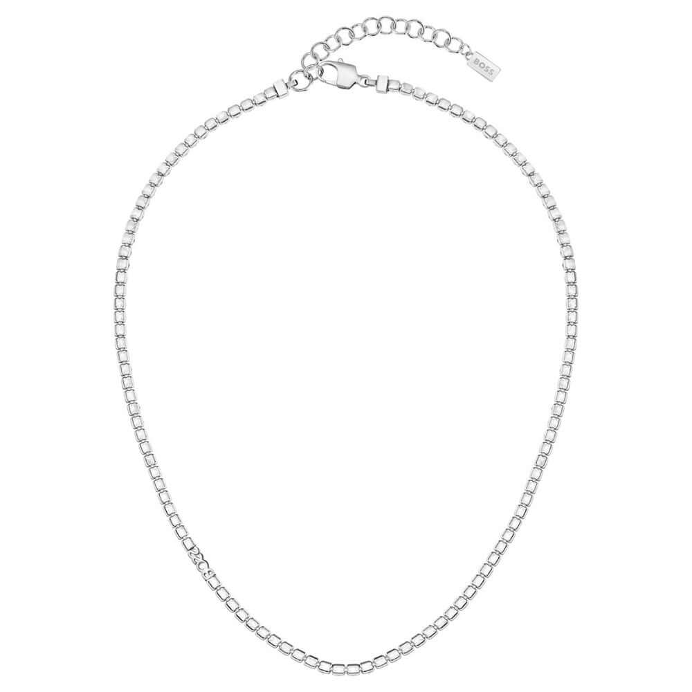 Kassy Precious Rose Crystal Tennis Ladies Necklace