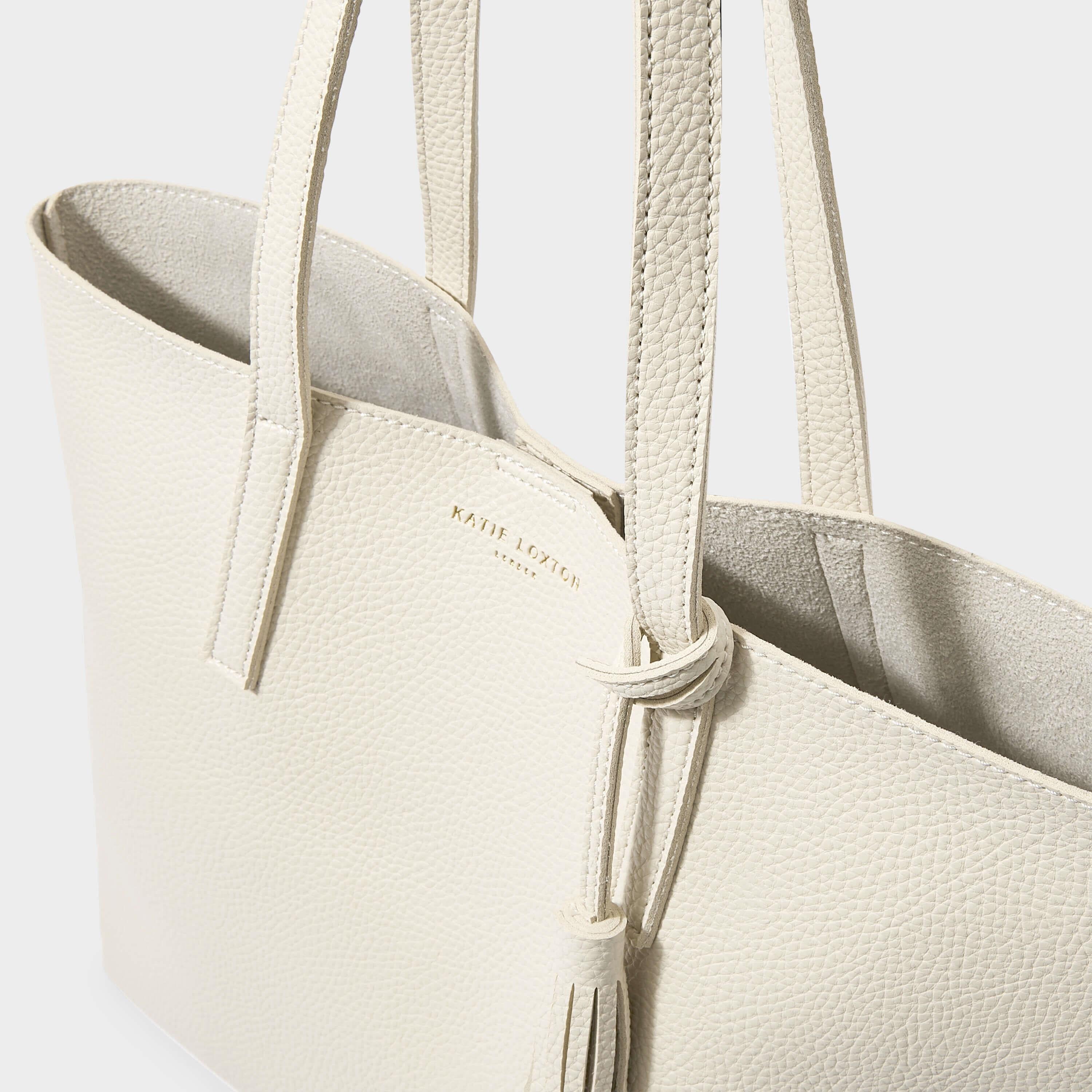 Tavi Tassel Tote | Off White | 28 X 30 X 13cm