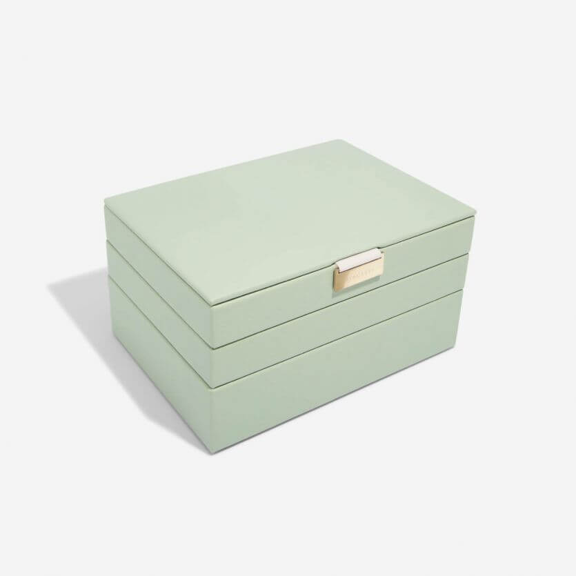 Sage Green Classic Jewellery Box Set of 3