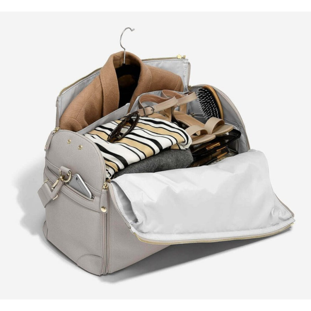 Taupe Zipped Suit Bag