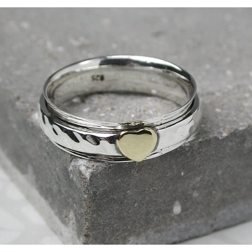 Spinning Band With Single Heart