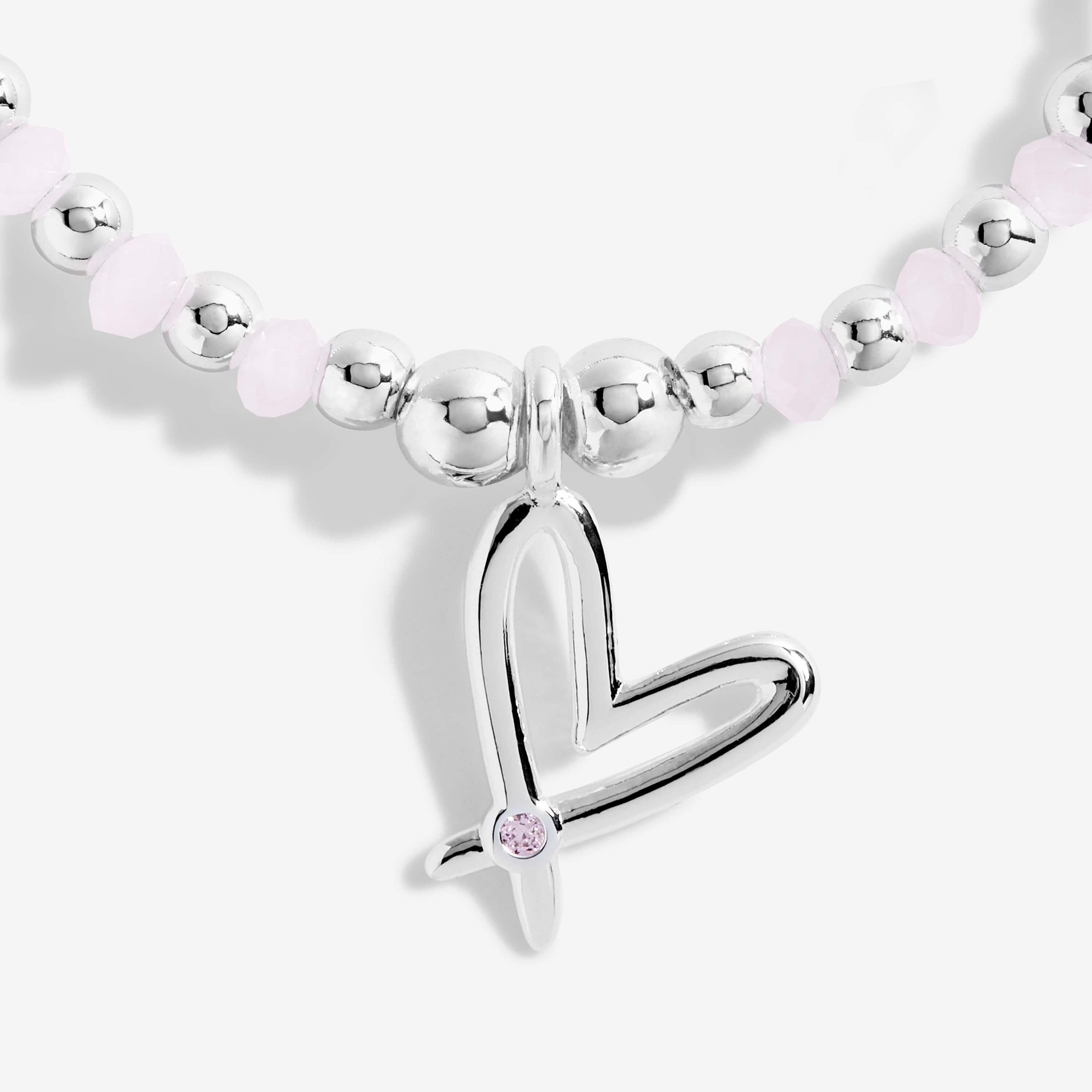 Colour Pop A Little | With Love | Silver | Bracelet | 17.5cm Stretch
