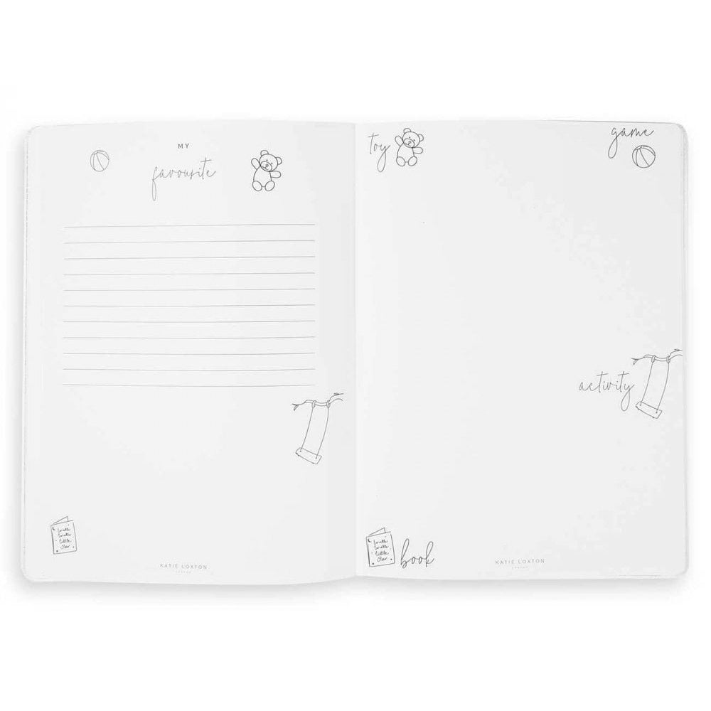 A4 Baby Keepsake Book | My First Moments | White