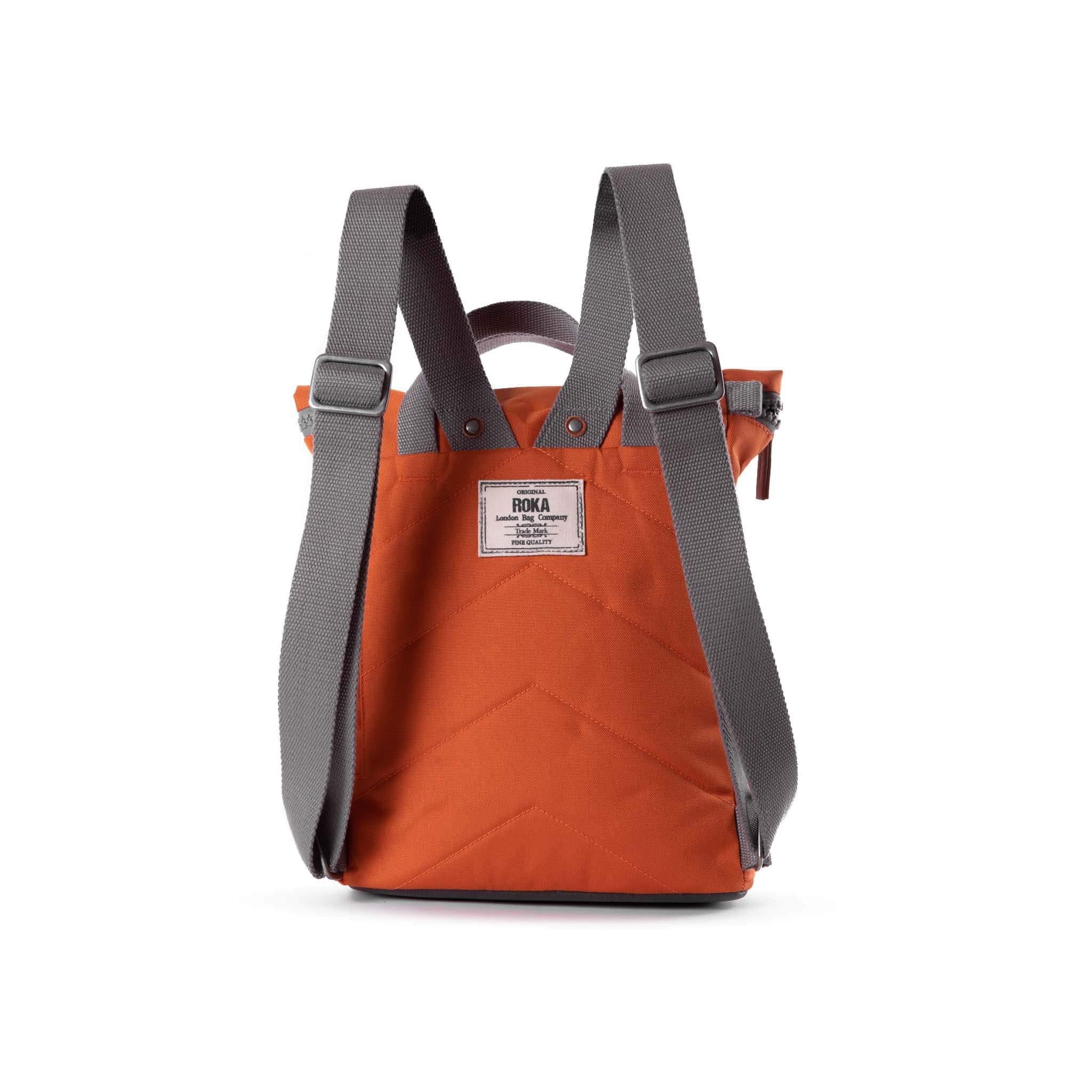 Finchley A Atomic Orange Recycled Canvas - Small