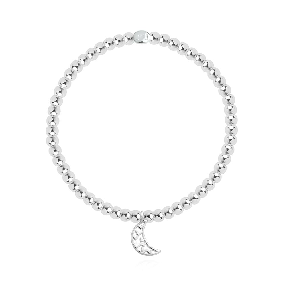 Sweet Sentiments | Love You To The Moon And Back | Silver | Bracelet | 17.5cm Stretch