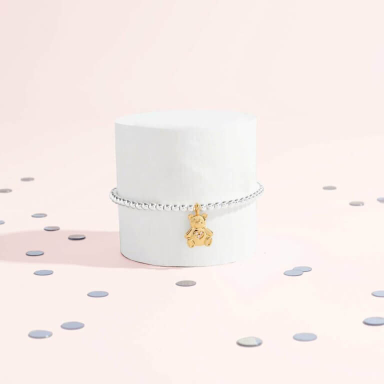 A Little | Bear Hug | Silver | Bracelet | 15.5cm Stretch
