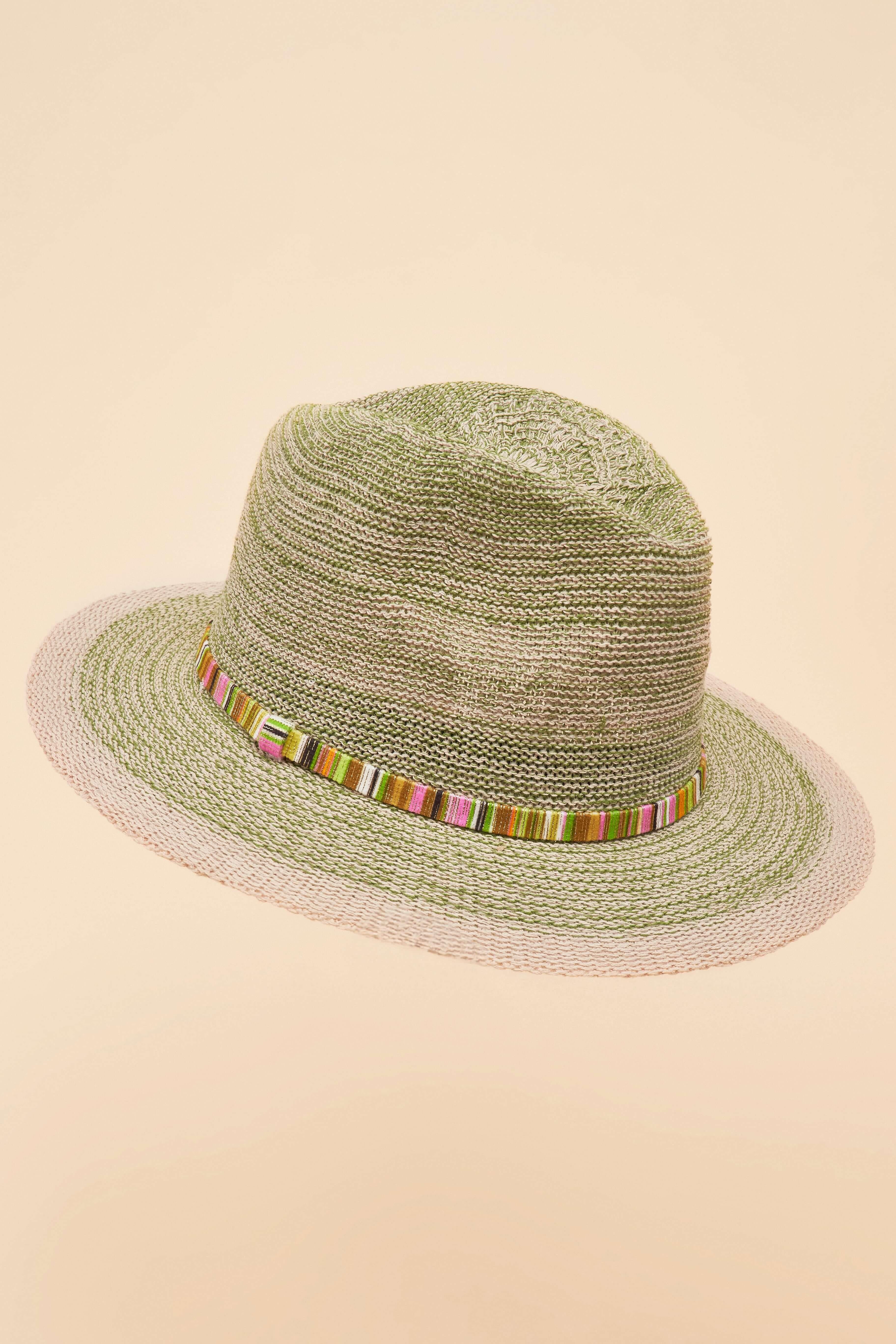 Natalie Hat - Fern with Shimmer Band