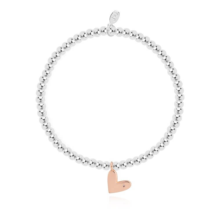Beautifully Boxed A Littles | With Love | Silver | Bracelet | 17.5cm Stretch