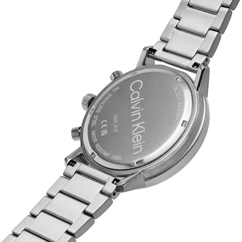 Gauge Blue Chronograph Stainless Steel Bracelet Strap Gents Watch