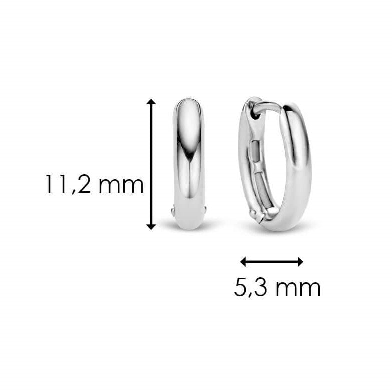 Silver Small Hoop Earrings