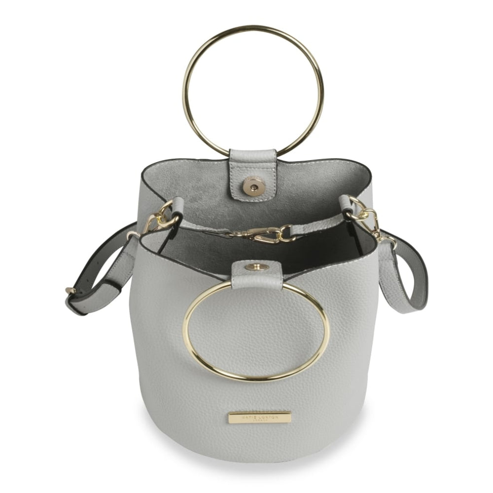 SUKI BUCKET BAG - pale grey - 20x18x6cm