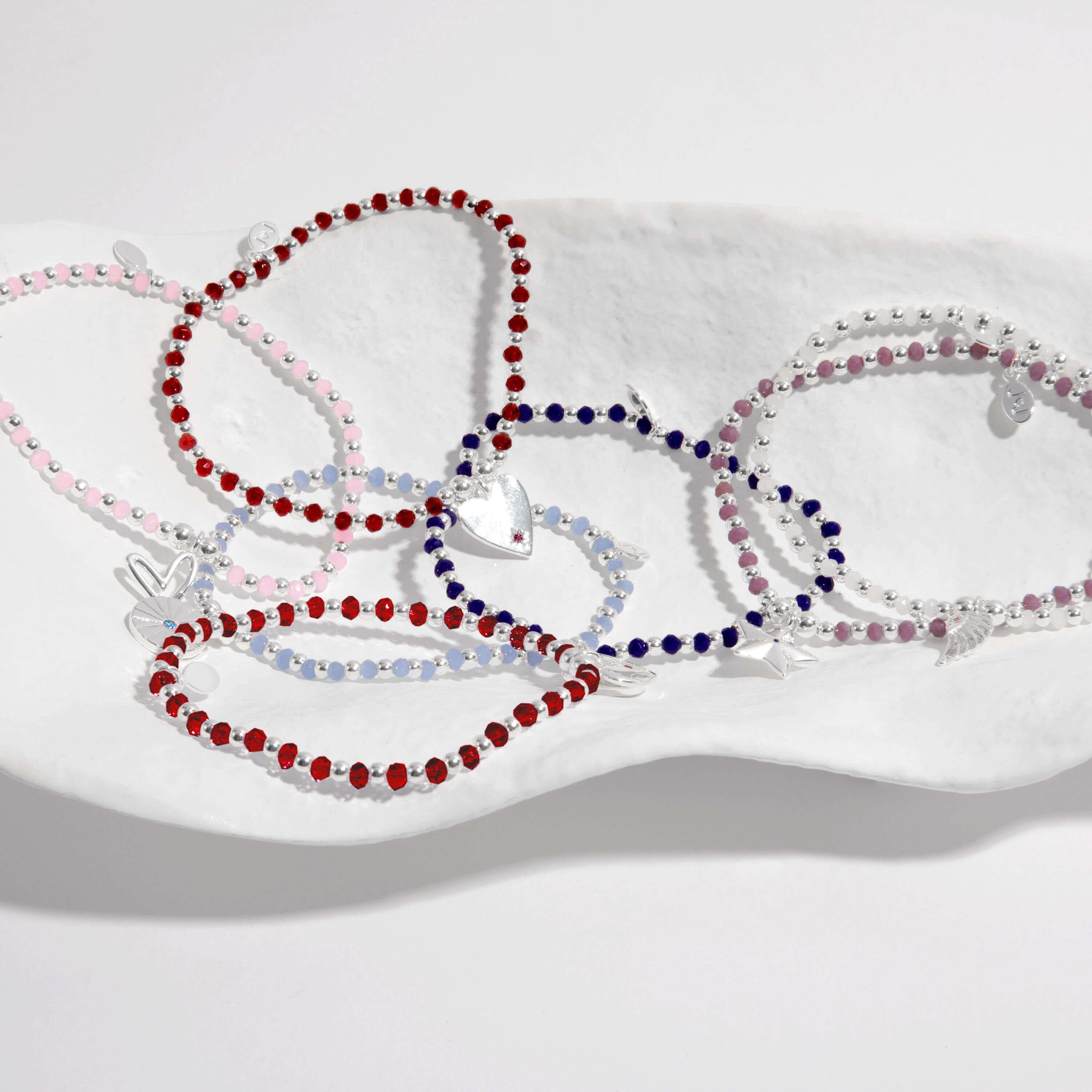 Colour Pop A Little | Happy Birthday | Silver | Bracelet | 17.5cm Stretch