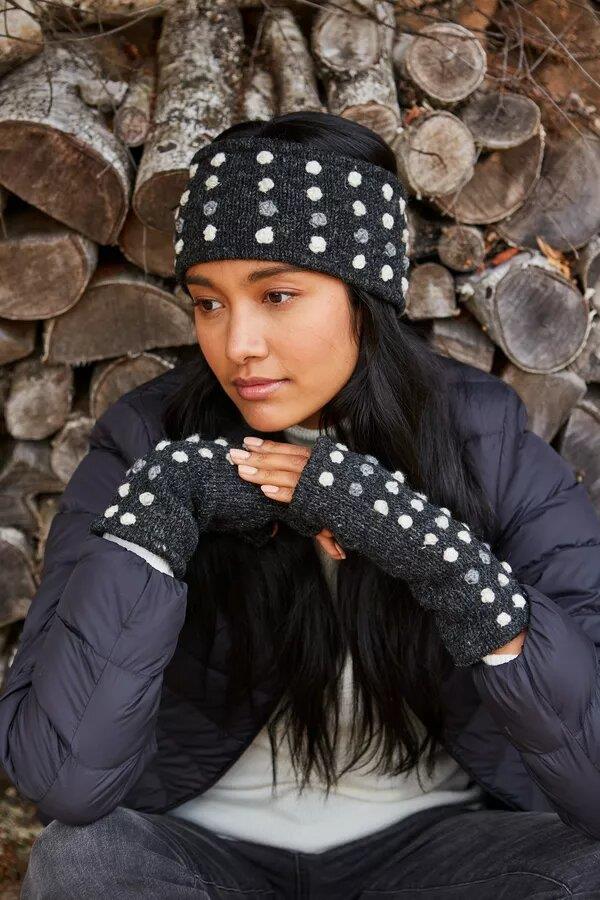Kew Headband Charcoal