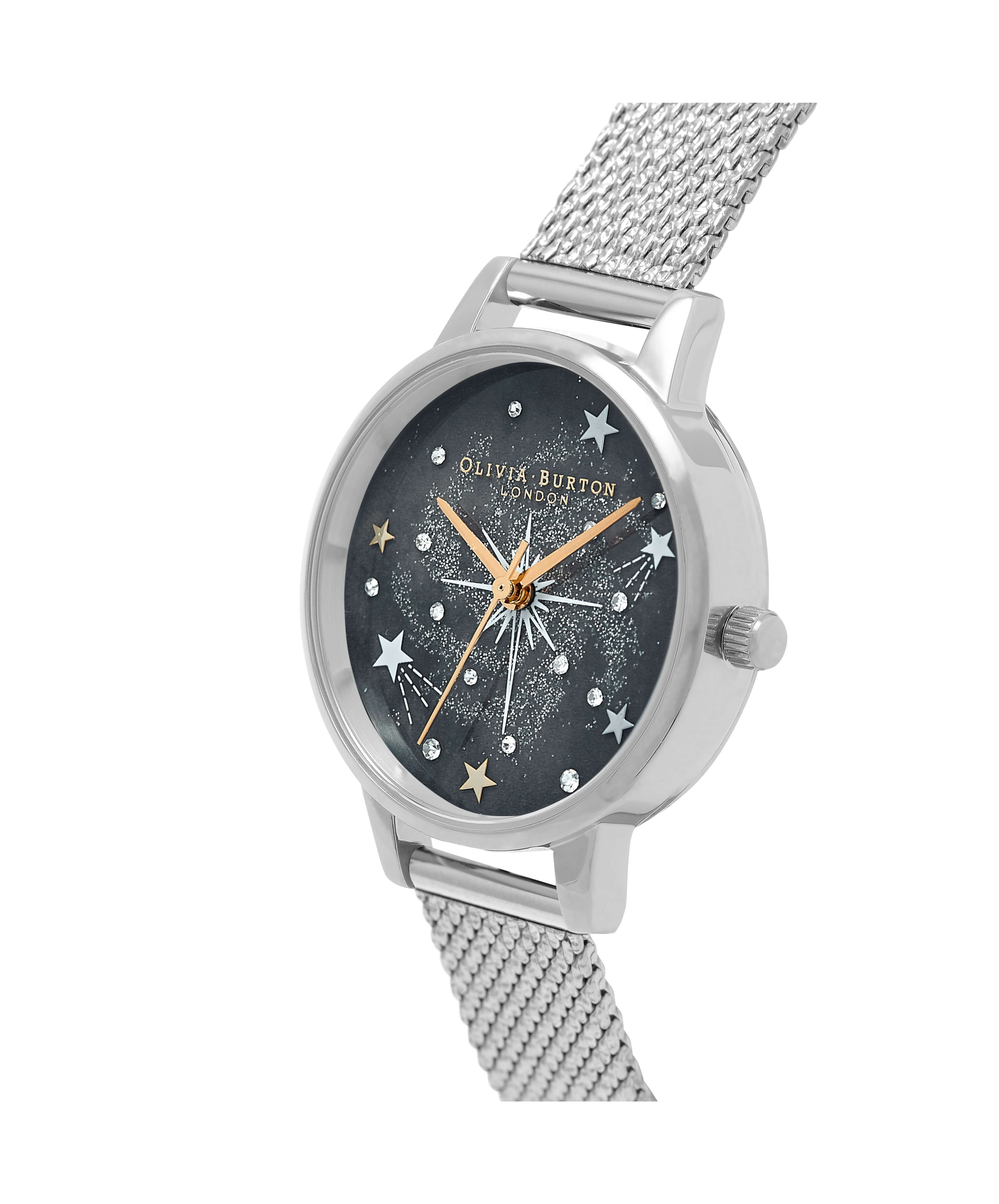 Celestial With Midi Dial & Stainless Steel Milanese Bracelet Ladies Watch