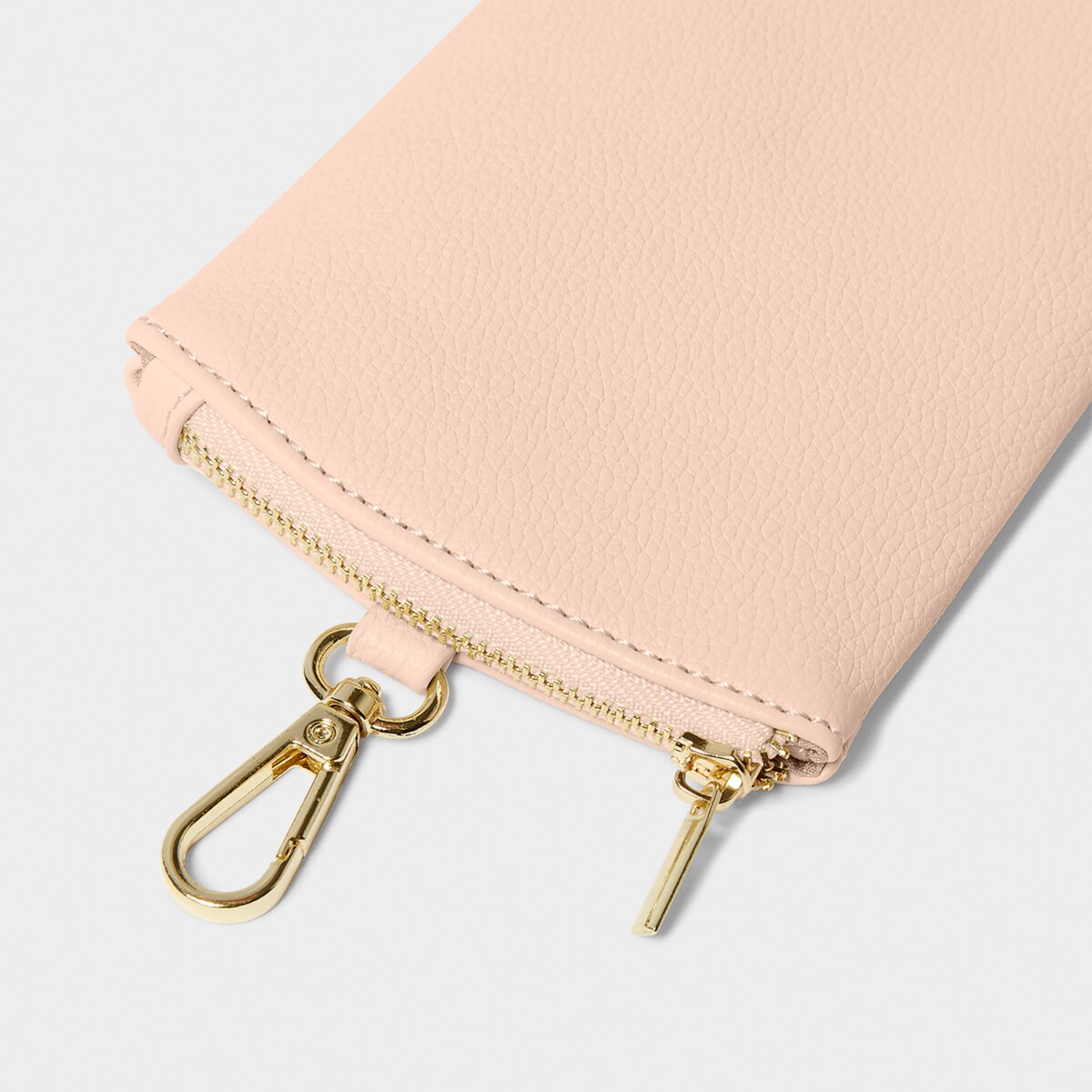 Clip-On Sunglasses Case In Nude Pink