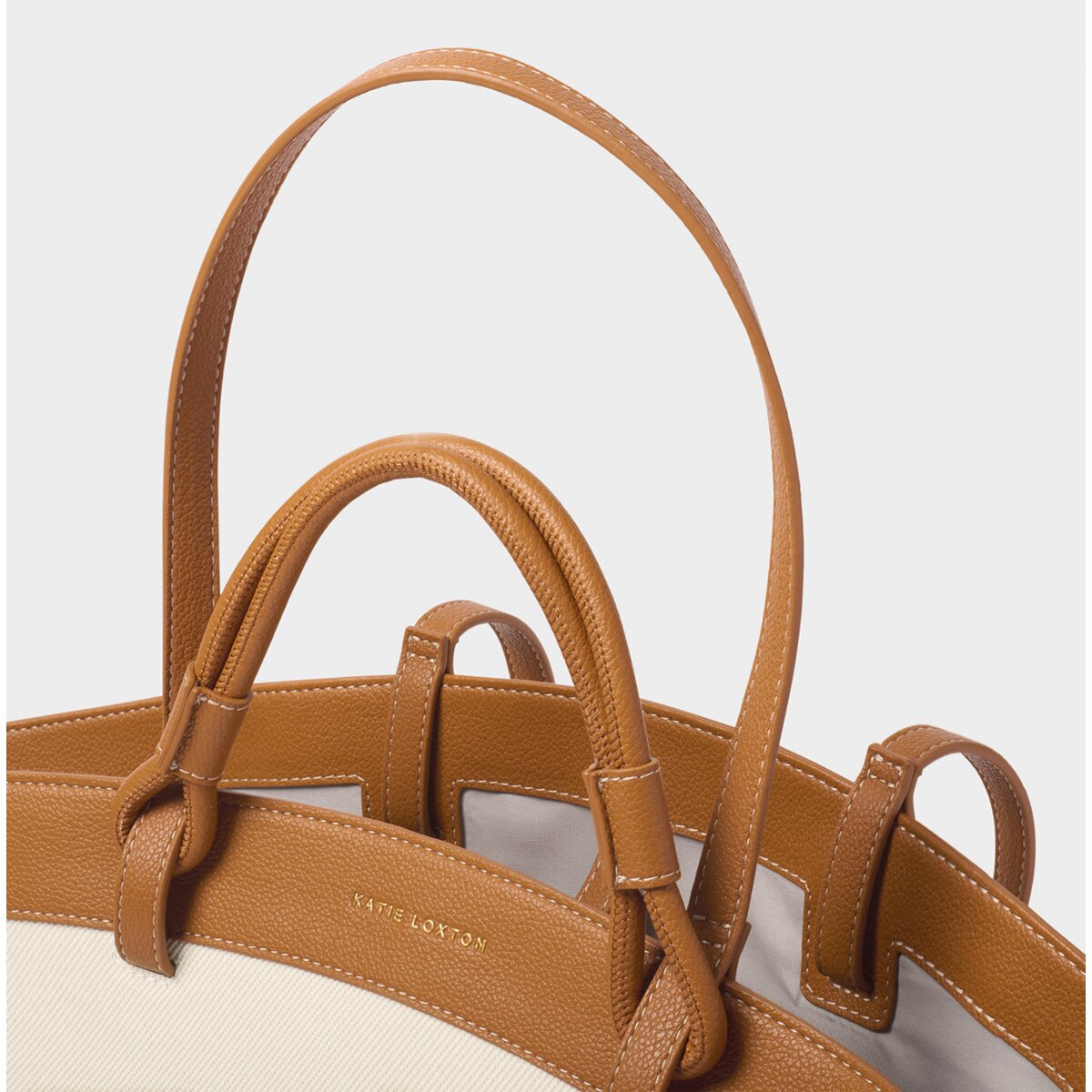 Siena Canvas Tote Bag In Cognac