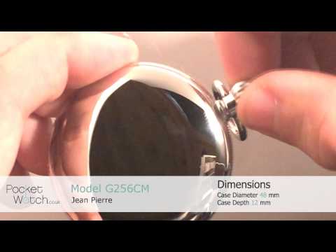 Chrome Plated Mechanical Double Hunter Pocket Watch With Heartbeat Window