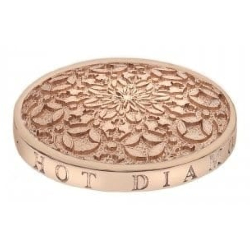 25 mm Rose Gold Plated Mystical Map Coin