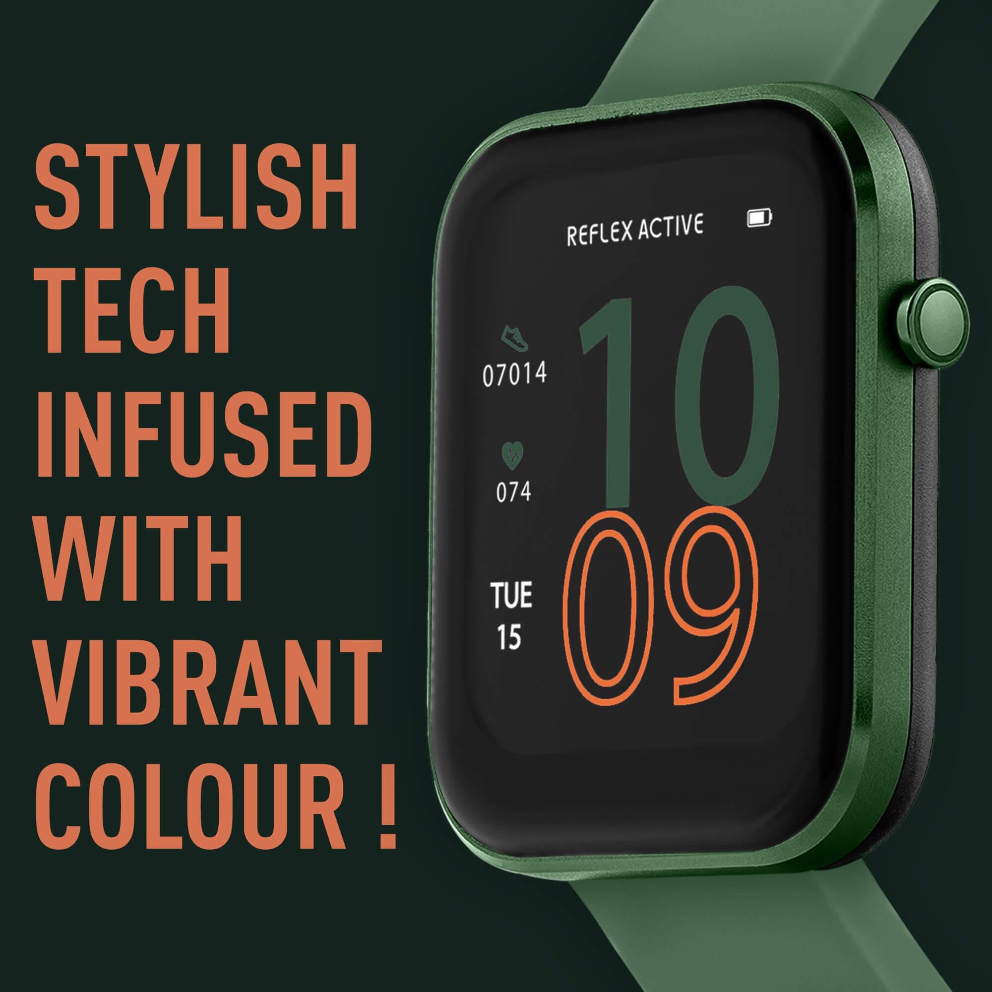 Series 12 Dark Green Strap Smart Watch
